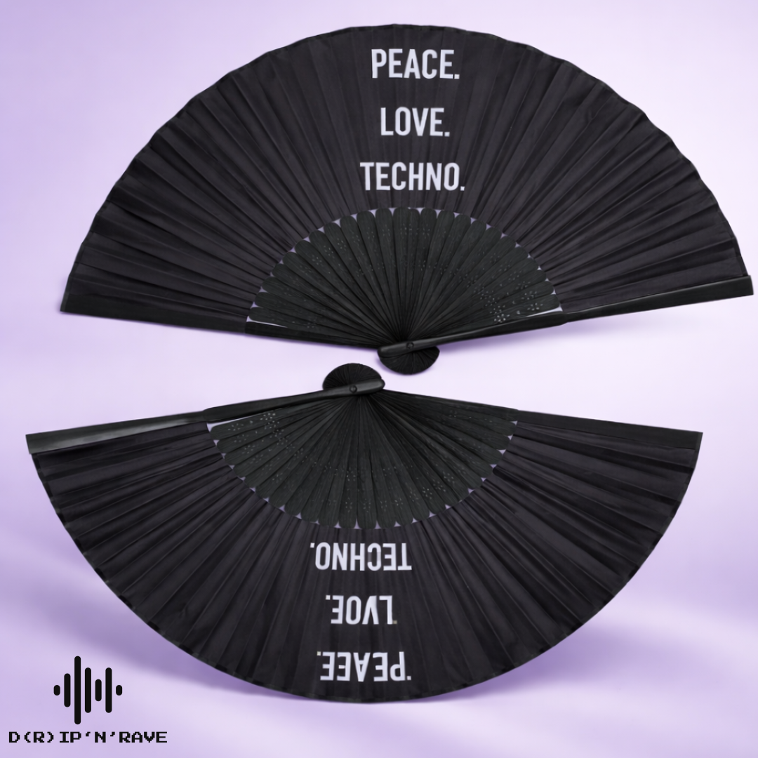 Techno Rave Handfächer 2 Pack Set Bild 6 - D(R)IP'N'RAVE