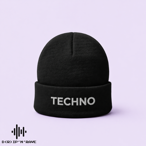 Techno Rave Beanie Mütze Unisex Bild 3 - D(R)IP'N'RAVE