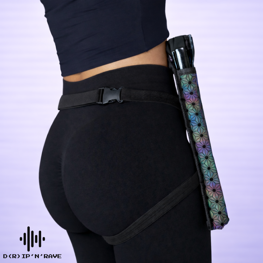 Hüfttasche mit Handfächer Halter Bild 5 - D(R)IP'N'RAVE