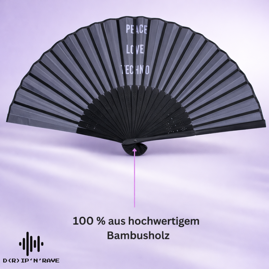 Techno Rave Handfächer 2 Pack Set Bild 5 - D(R)IP'N'RAVE