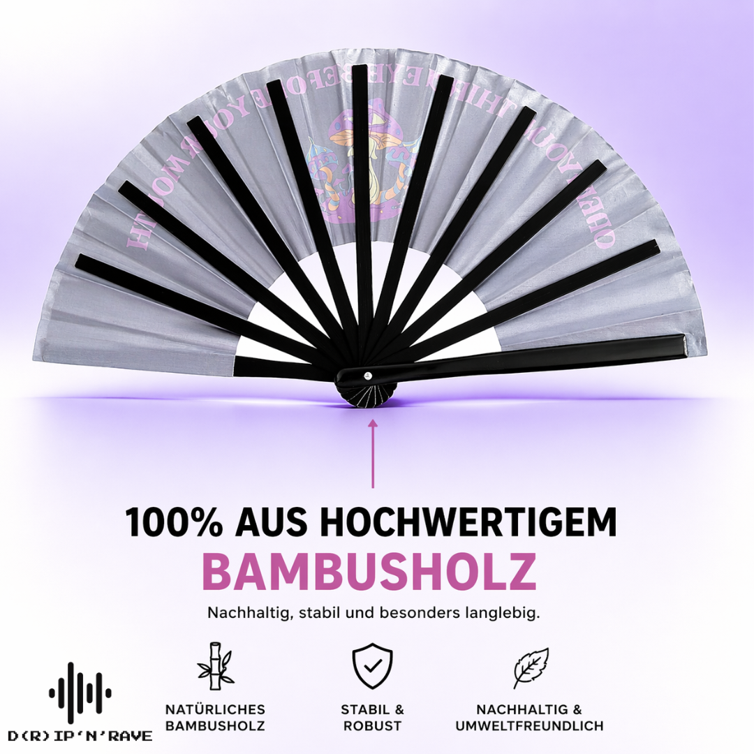 Festival Fächer groß und stabil Bild 5 - D(R)IP'N'RAVE