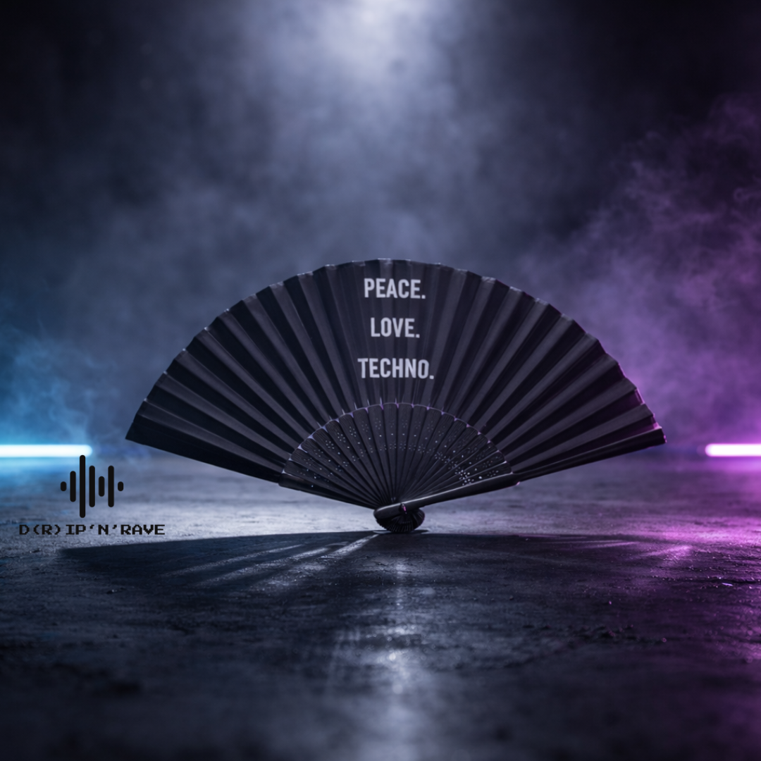 Techno Rave Handfächer 2 Pack Set Bild 8 - D(R)IP'N'RAVE