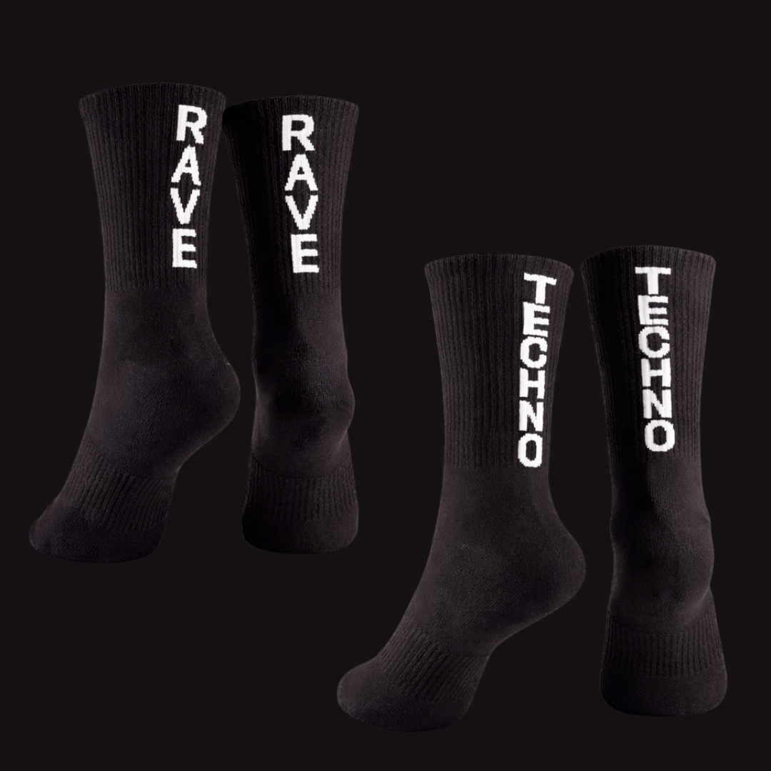 2 Paar Rave Techno Socken Unisex Bild 2 - D(R)IP'N'RAVE