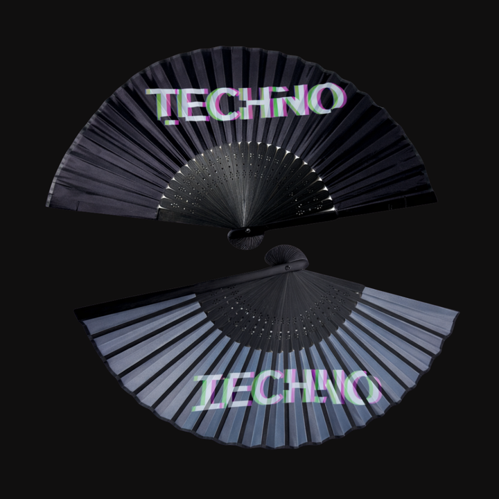 2 Pack Set Techno Rave Handfächer Bild 2 - D(R)IP'N'RAVE