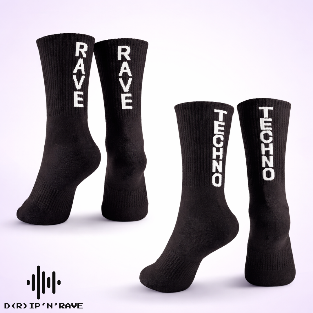 2 Paar Rave Techno Socken Unisex Bild 3 - D(R)IP'N'RAVE