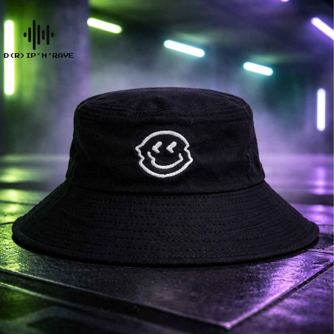 Fischerhut Damen & Herren Schwarz Bild 9 - D(R)IP'N'RAVE