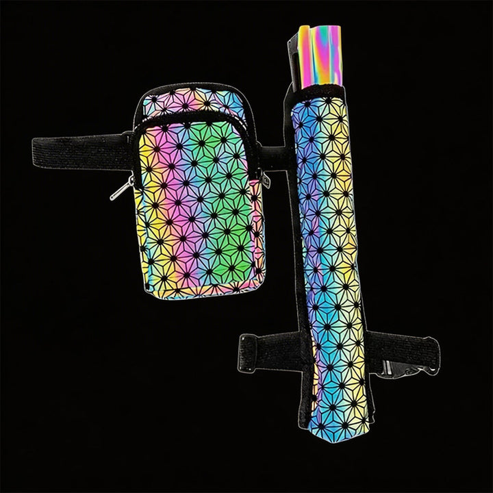 Hüfttasche mit Handfächer Halter Bild 2 - D(R)IP'N'RAVE