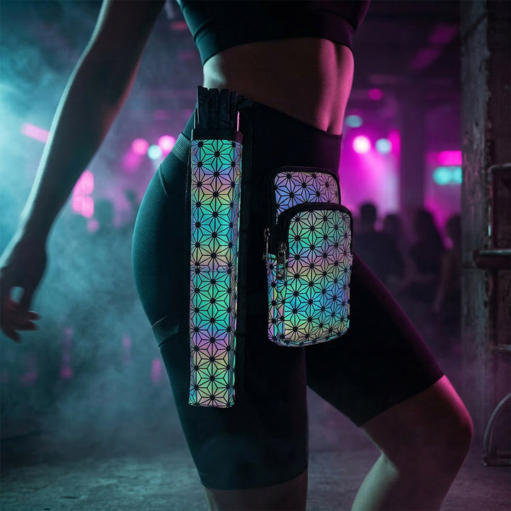 Hüfttasche mit Handfächer Halter - D(R)IP'N'RAVE